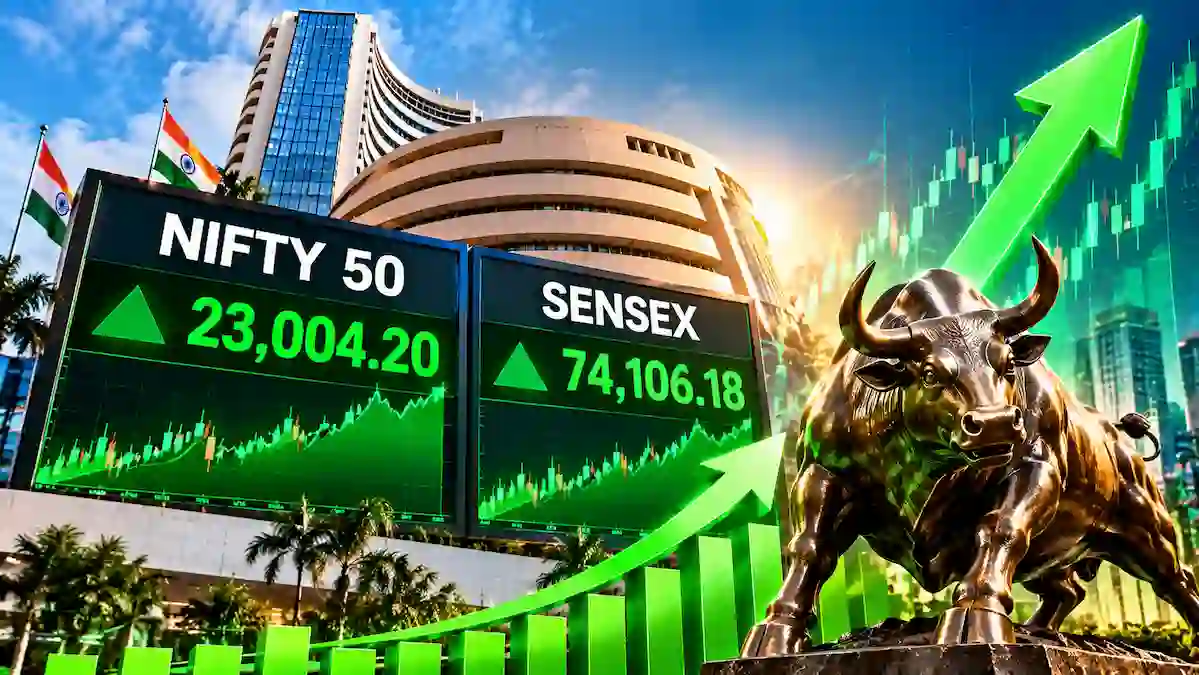 Sharp rally in stock market: Nifty crosses 23,000 and Sensex jumps over 1,300 points, know 5 big reasons behind market surge