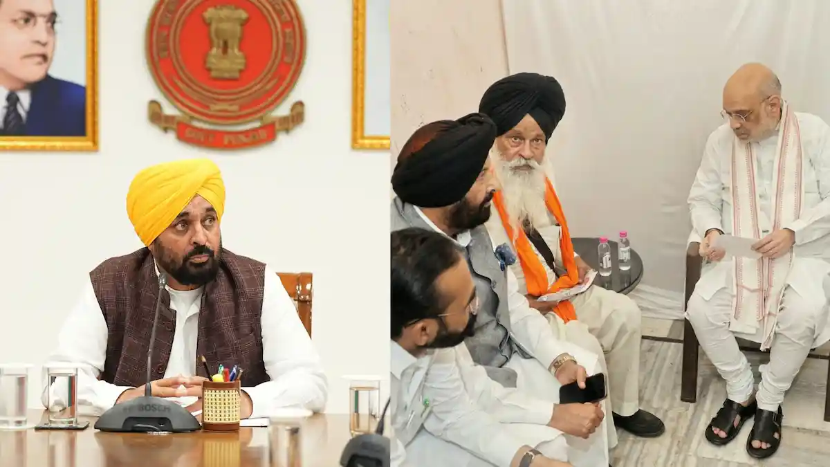 ਕੇਂਦਰੀ ਗ੍ਰਹਿ ਮੰਤਰੀ ਅਮਿਤ ਸ਼ਾਹ ਨੇ ਮਾਨਸਾ ਵਿਖੇ ਪਰਵਿੰਦਰ ਸਿੰਘ ਝੋਟਾ ਦੇ ਪਰਿਵਾਰ ਨਾਲ ਕੀਤੀ ਮੁਲਾਕਾਤ, ਸੀਐਮ ਭਗਵੰਤ ਮਾਨ ਨੇ ਸਰਹੱਦੀ ਖੇਤਰ 'ਤੇ ਚੁੱਕੇ ਸਵਾਲ